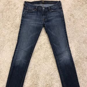 7 for mankind straight/skinny leg jeans